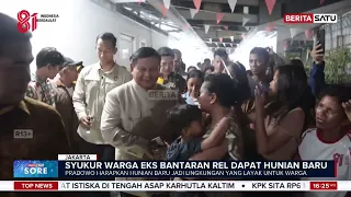 Dulu Tidur Beralas Terpal, Kini Punya Rumah, Warga Senen Menangis Haru Depan Prabowo #Beritasatu