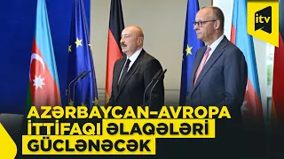 Prezident İlham Əliyev mətbuat konfransında Avropa İttifaqı ilə əlaqələrə toxunub