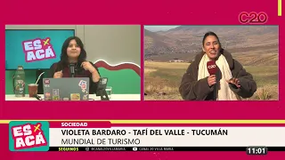 ES X ACÁ - VIOLETA BARDARO - SEBASTIÁN MURGA - TAFÍ DEL VALLE - TUCUMÁN - MUNDIAL DE TURISMO