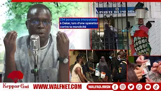 234 beggars arrested by the police, public disorder in Dakar, drug trafficking: M. Diop sounds th...