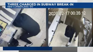 Three charged in West Virginia Subway break-in; one suspect still wanted