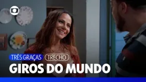 Misael inventa desculpa para visitar Consuelo tarde da noite | Três Graças | TV Globo