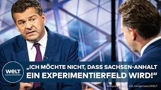 SVEN SCHULZE: "We must defeat the AfD" – WELT TALK SPECIAL on the election campaign in Saxony-Anhalt