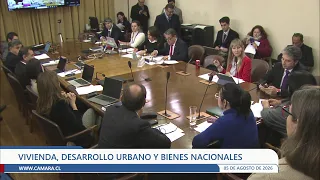 Comisión de Vivienda, Desarrollo Urbano y Bienes Nacionales - Miércoles 5 agosto 2026
