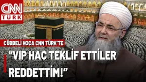 Cübbeli Ahmet Hoca'dan CNN TÜRK'te Açıklamalar! "Bana 60 Bin Dolarlık Hac Teklif Ettiler"