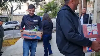 FOOD DONATION DELIVERY AT CACOM