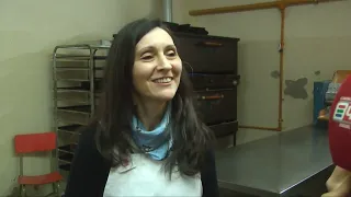 VICTORIA MOLITERNO: HANDING OUT ID CARDS TO STUDENTS AND TEACHERS FROM SCHOOL 510