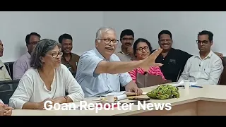 Goan Reporter District meeting focuses on cleanliness, sanitation and Chaturthi awareness.