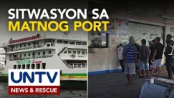 Biyahe ng mga barko sa Matnog Port, normal pa; bilang ng mga pasahero, bahagyang tumaas