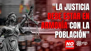 Zamora asserts that the justice system must be in harmony with the public