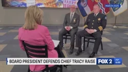 Police board president defends Chief Tracy raise