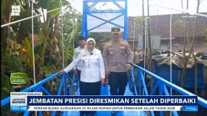 Jembatan Presisi Diresmikan Setelah Diperbaiki 