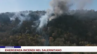 NEWS. WILDFIRE EMERGENCY IN THE SALERNO AREA