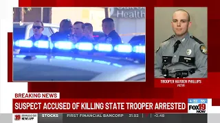 Suspect accused of killing Kentucky state trooper arrested