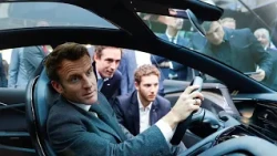 Emmanuel Macron in the Middle East with French industrial leaders