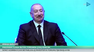 Prezident Bakıda keçirilən beynəlxalq tədbirdə çıxış etdi: Dövlət başçısından MÜHÜM MESAJLAR