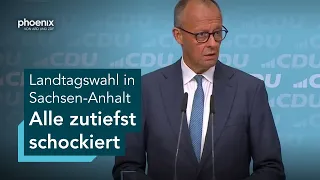 Friedrich Merz und Sven Schulze zur Landtagswahl in Sachsen-Anhalt | 07.09.26