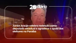 Júnior Araújo celebra reeleição como deputado estadual e agradece o apoio dos eleitores na Paraíba