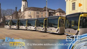10 új Mercedes autóbusszal bővült a DKV flotta