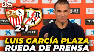 LUIS GARCÍA PLAZA, RUEDA DE PRENSA COMPLETA tras el POLÉMICO Sevilla FC vs. Rayo Vallecano (2-1)