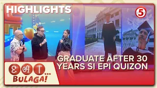 EAT BULAGA | Epi Quizon, Tinapos ang Pag-aaral Makalipas ang 30 Taon | September 05, 2026