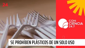 Se prohíben plásticos de un solo uso dentro de locales | 24 Horas TVN Chile