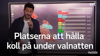 Här är platserna som kan avgöra valet 2026