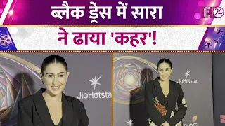 Bigg Boss के सेट पर पहुंची Sara Ali Khan, ब्लैक ड्रेस में एक्ट्रेस ने ढाया कहर
