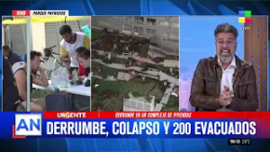 ? DERRUMBE, DESALOJO Y EXPLOSIÓN EN UN COMPLEJO DE VIVIENDAS