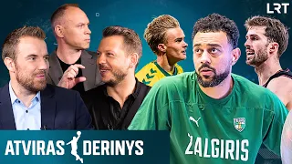 „Žalgirio“ grandyje atsivėrusi skylė, „Ryto“ veidas ir futbolo rinktinė Tautų lygoje