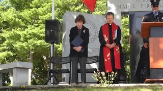 Sen. Susan Collins attends 9/11 memorial in Augusta