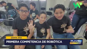 Santa Ana - Primera competencia de robótica en FUSALMO