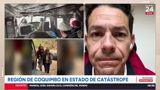 Governor Juliá: rains in Coquimbo will ease but we have "countless isolated towns"