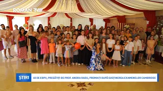 40 de copii, pregătiți de prof. Andra Radu, premiați după susținerea Examenelor Cambridge