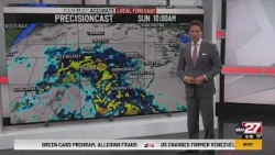 Remnants of Isaias arrives Sunday. Meteorologist Eric Finkenbinder's latest forecast