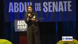 AOC says El-Sayed will push "rigid" Senate to work harder