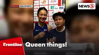 Alex Eala, sinermunan ang fan na naghagis ng pinapipirmahang cap | Frontline Pilipinas