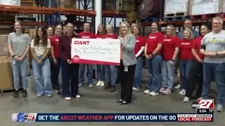Central Pennsylvania Food Bank gets boost in fight against hunger from GIANT