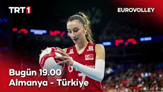 Almanya-Türkiye karşılaşması bu akşam saat 19.00’da TRT 1’de.📺