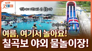 전국 3위 규모 칠곡보 야외 물놀이장!? 스케일 어떤지 봤더니🛝