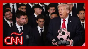 Así fue la visita de Messi y el plantel del Inter Miami a Trump en la Casa Blanca