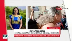 Colectivos ven riesgo de privatización con acueducto | María Gonzlález