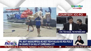 TV PATROL: Higit P50-M halaga ng mga puslit na sigarilyo nasamsam sa Sulu at Zamboanga