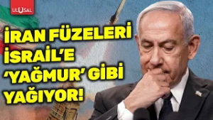 İran'ın füzeleri İsrail'e 'Yağmur' gibi yağıyor! Tel Aviv'de sirenler çaldı