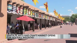 Santa Fe arts and crafts market opens for holiday weekend