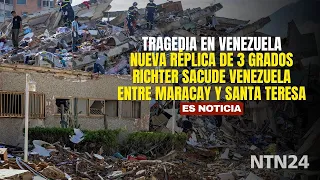 New aftershock shakes Venezuela amid search efforts