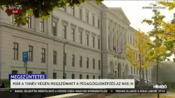 Már a tanév végén megszűnhet a pedagógusképzés az NKE-n - HírTV