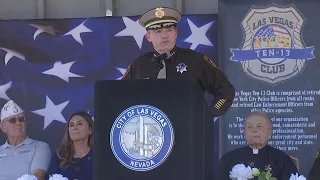 Retired NYPD officers honor fallen colleagues at Las Vegas 9/11 memorial