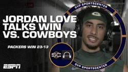 Jordan Love says ‘CONFIDENCE IS THROUGH THE ROOF’ after Packers’ win vs. Cowboys | SC with SVP