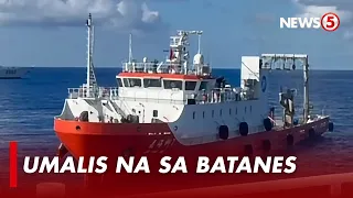 PCG, napaalis ang Chinese research vessel sa karagatan ng Batanes